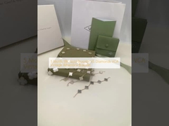 5 Goldarmband der Motiv-18K GEGEN Weinlese Alhambra Bracelet der Diamant-VCA