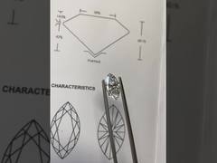 Im Labor gezüchteter Marquise-Diamant VVS-VS D-F Farbe IGI-zertifiziert