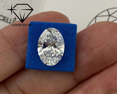 LuxuryShine Excellent Cut Lab Grown Diamond D-F Color White Oval 0.1-10CT VS1 with IGI Certificate 3EX Cut Stones