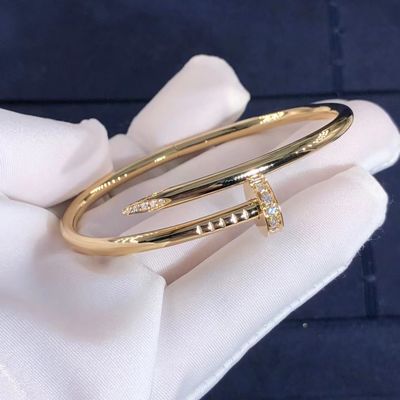 Qualität  18K Gold Car tier Juste Un Clou Bracelet Support Sample Order OEM usine