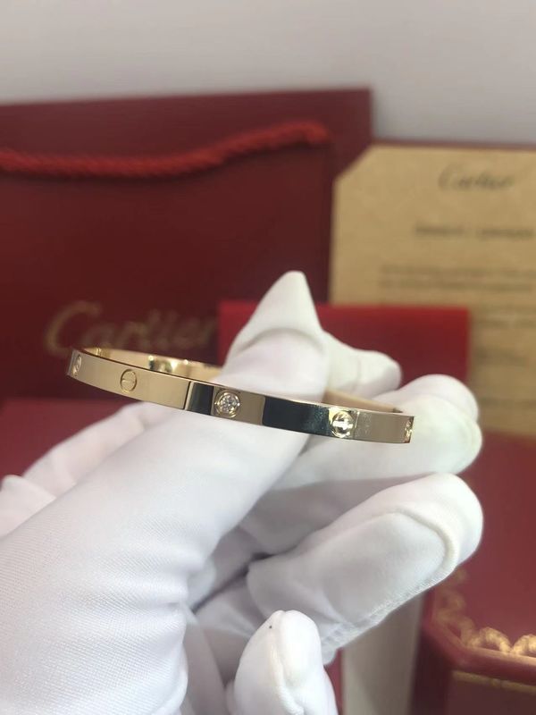 Qualität Diamanten des LIEBE 18K Goldarmband-kleinen Modell-6 für Frauen/Männer Fabrik