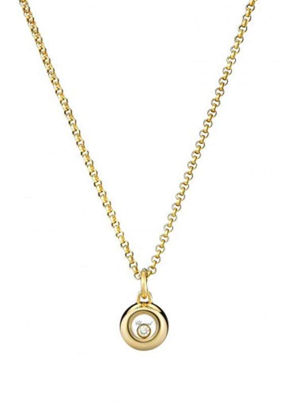 Qualität Längen-Luxus gelbes Gold-18K Chopard-Schmuck-42cm mit 0,05 Karat-Diamanten Fabrik