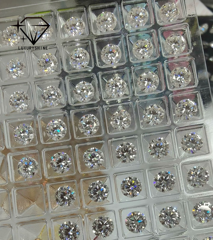 Qualität LuxuryShine VS1 Labor gezüchteter Diamant 1ct 2ct 3ct 4ct 5ct Rundschliff Weiß Exzellenter Schliff IGI-zertifiziert Fabrik