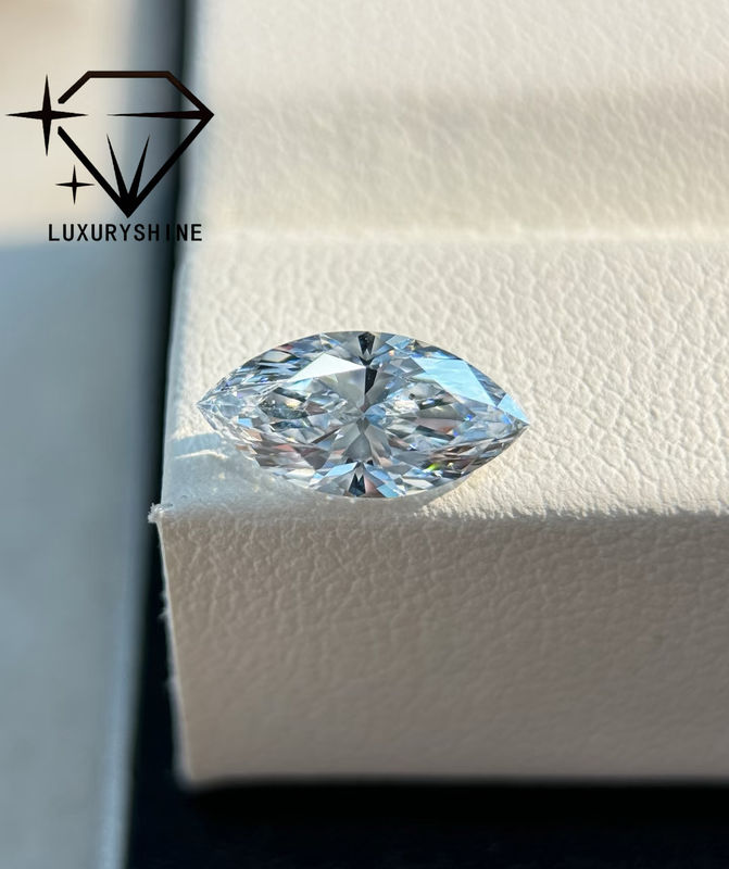 Qualität LuxuryShine VVS2 Marquise Form 0,3-15ct Laborgewachsener Diamant D-F Farbe 3EX Schnittsteine mit IGI-Zertifikat Echtdiamant Fabrik