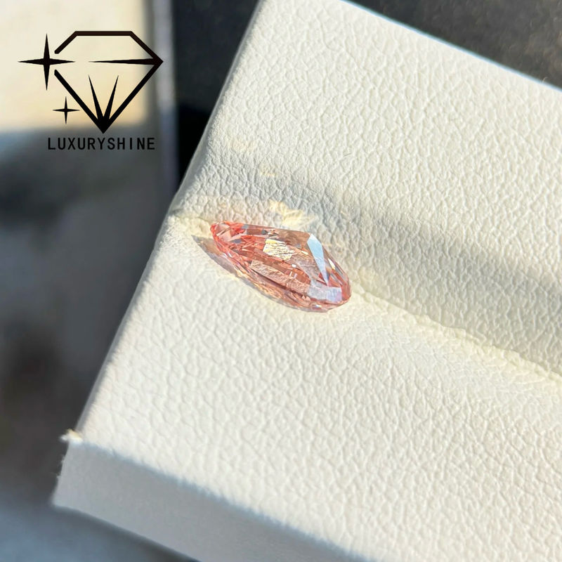 Qualität LuxuryShine 1-15CT Luxuriöse rosa Pärchen-Schnitt Labor-Grown Diamond VVS-VS Loose Diamanten & Hochzeitsschmuck & kundenspezifische Schmuck Fabrik