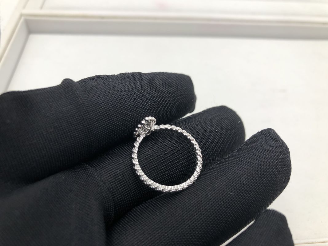 Qualität Luxusgold der goldschmuck-Schmuck-Diamant-18K Ring Beautiful With Yellow/Weißgold Fabrik