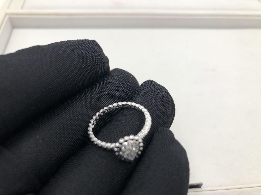 Qualität Luxusgold der goldschmuck-Schmuck-Diamant-18K Ring Beautiful With Yellow/Weißgold Fabrik
