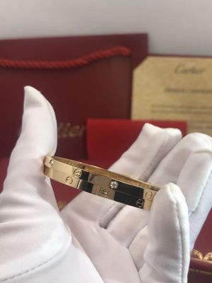 Qualität Diamanten des LIEBE 18K Goldarmband-kleinen Modell-6 für Frauen/Männer Fabrik