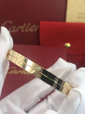 Qualität Diamanten des LIEBE 18K Goldarmband-kleinen Modell-6 für Frauen/Männer Fabrik