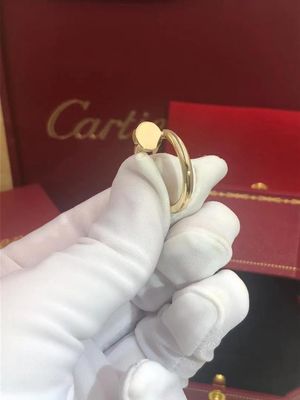 Qualität 18K Gold Juste Un Clou Ring Yellow weiße Rose Gold Pink Fabrik