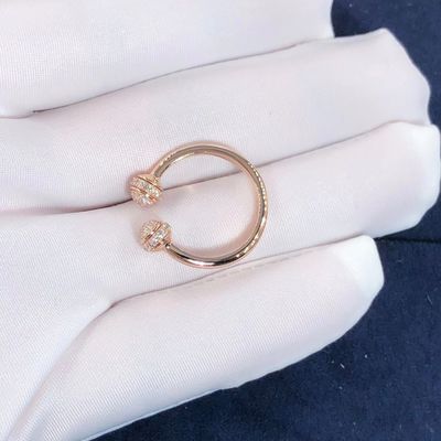 Qualität Frauen Piaget-Besitz-offener Kreis Diamond Ring Approx. 0,34 Ct Fabrik