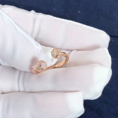 Qualität Frauen Piaget-Besitz-offener Kreis Diamond Ring Approx. 0,34 Ct Fabrik