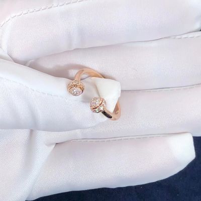 Qualität Frauen Piaget-Besitz-offener Kreis Diamond Ring Approx. 0,34 Ct Fabrik