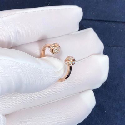 Qualität Frauen Piaget-Besitz-offener Kreis Diamond Ring Approx. 0,34 Ct Fabrik