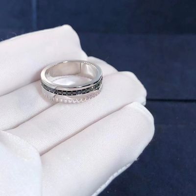 Qualität Luxusgold des goldschmuck Quatre-Schwarz-Ausgaben-Ring-18k und wirkliche Diamanten Fabrik