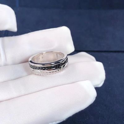 Qualität Luxusgold des goldschmuck Quatre-Schwarz-Ausgaben-Ring-18k und wirkliche Diamanten Fabrik