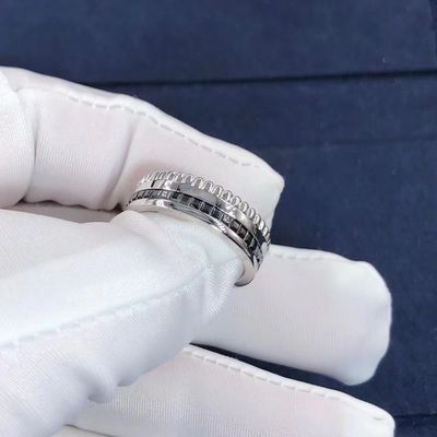 Qualität Luxusgold des goldschmuck Quatre-Schwarz-Ausgaben-Ring-18k und wirkliche Diamanten Fabrik