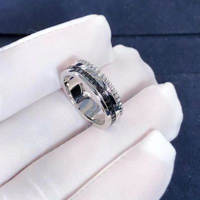 Qualität Luxusgold des goldschmuck Quatre-Schwarz-Ausgaben-Ring-18k und wirkliche Diamanten Fabrik