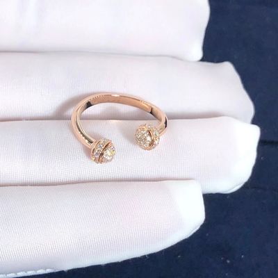 Qualität Piaget-Besitz offener Ring In 18K Rose Gold Set With 58 Brillantschliff-Diamanten Fabrik