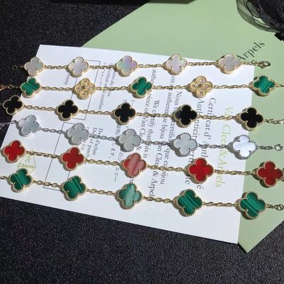 Qualität Weinlese des Gold18k personifizierte Goldarmbänder Van Cleef u. Arpels Fabrik