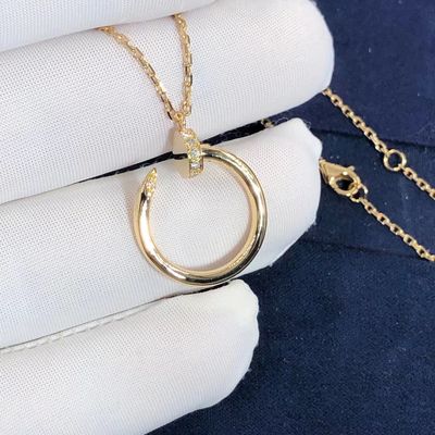 Qualität Cartier Juste Un Clou Necklace Real GEGEN Goldhalskette der Diamant-18K Fabrik