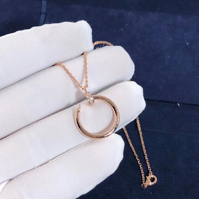 Cartier Juste Un Clou Necklace Real GEGEN Goldhalskette der Diamant-18K