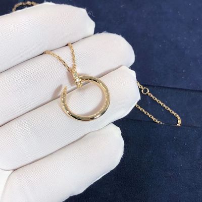 Qualität Cartier Juste Un Clou Necklace Real GEGEN Goldhalskette der Diamant-18K Fabrik