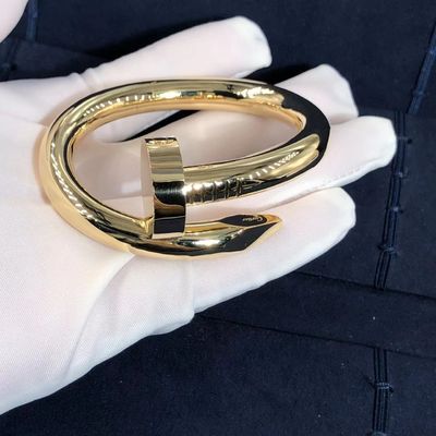 Qualität 18K Rose Gold Car Tier Juste UNO Clou großes Modell For Women ' S der Armband-Größen-17 Fabrik