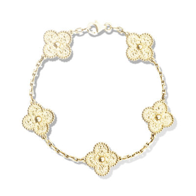 Qualität Blühen Sie geformte Motive VCARO1IE00 des Gold18k Armband-5 für Freundin/Frau Fabrik