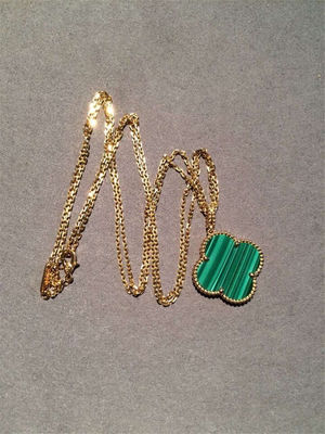 Qualität Goldschmuck-magisches Alhambras der Mädchen-18K langes Motiv VCARO3MG00 Halsketten-1 Fabrik