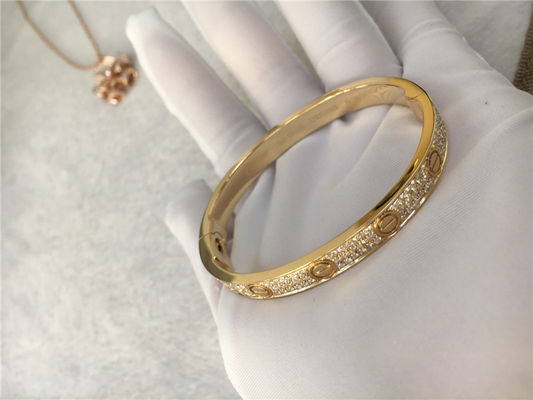 Qualität gesetzter Luxusdiamant-Schmuck des gelbes Gold18k mit 2 Karat-Diamanten KEIN Edelstein Fabrik