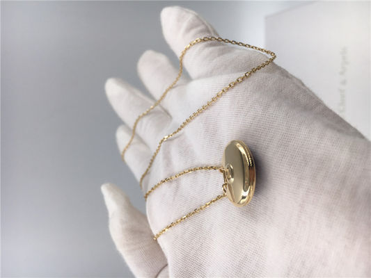 Qualität Wirkliche Goldketten des dunkelblauer Lapislazuli-Luxusgoldschmuck-18K mit Anhängern Fabrik
