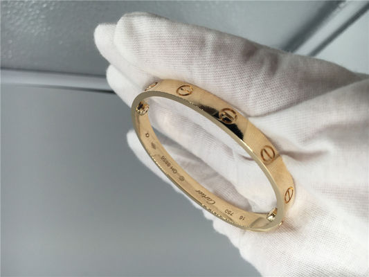 Qualität Liebes-Armband-gelbes Gold, handgemachtes Liebes-Armband-Armband für Geschenk Fabrik