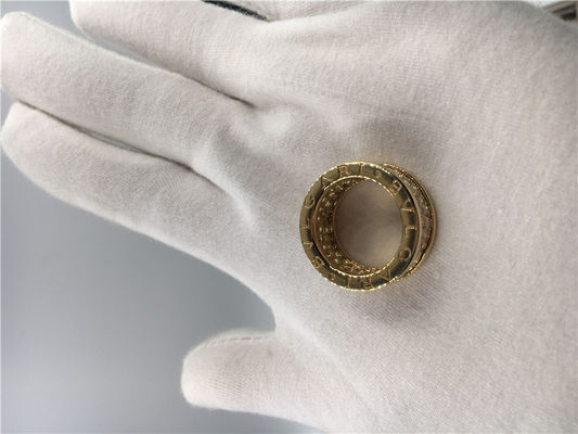 Qualität Die Hochzeits-Bänder der Luxusschmuck-Männer, Weinlese-Luxusschmuck-Ringe des gelbes Gold18k mit Diamanten Fabrik