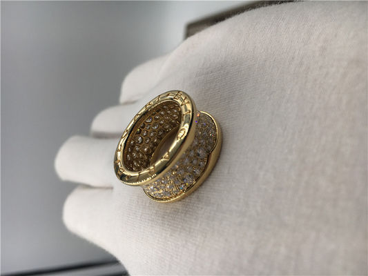 Qualität Die Hochzeits-Bänder der Luxusschmuck-Männer, Weinlese-Luxusschmuck-Ringe des gelbes Gold18k mit Diamanten Fabrik
