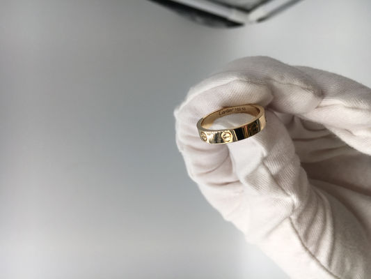 Qualität Die Hochzeit der Männer versieht Luxusgelbes Gold des goldschmuck-18K kein Edelstein mit einem Band Fabrik
