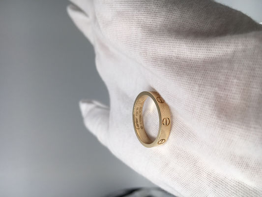 Qualität Die Hochzeit der Männer versieht Luxusgelbes Gold des goldschmuck-18K kein Edelstein mit einem Band Fabrik