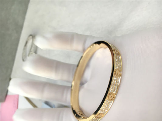 Qualität Gelbes Gold des Diamond High End Custom Jewelry-Liebes-Armband-18K Fabrik