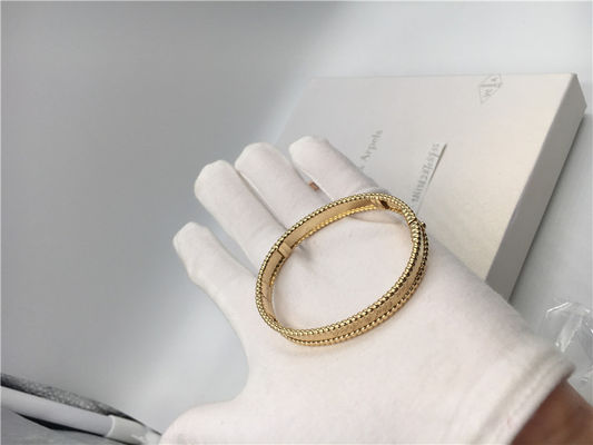 Qualität Goldschmuck des PerléE-Unterzeichnungs-Armband-18K mit Unterzeichnung kein Edelstein Fabrik