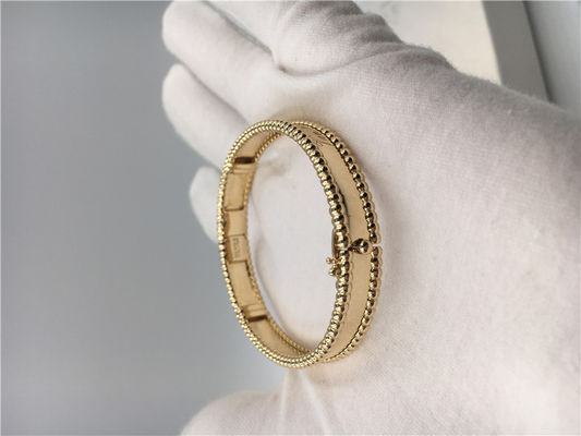 Qualität Goldschmuck des PerléE-Unterzeichnungs-Armband-18K mit Unterzeichnung kein Edelstein Fabrik