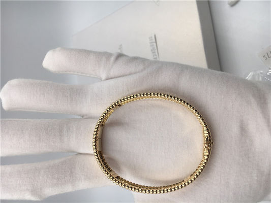 Qualität Goldschmuck des PerléE-Unterzeichnungs-Armband-18K mit Unterzeichnung kein Edelstein Fabrik