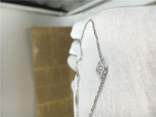 Qualität 18k Weißgold süßes Alhambra Bracelet, Goldarmkettchen für Damen Fabrik