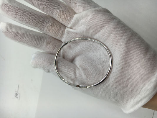 Qualität Goldschmuck-Weißgold des t-Draht-Armband-18K mit runden glänzenden Diamanten Fabrik