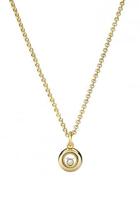 Qualität Längen-Luxus gelbes Gold-18K Chopard-Schmuck-42cm mit 0,05 Karat-Diamanten Fabrik