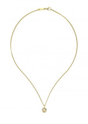 Qualität Längen-Luxus gelbes Gold-18K Chopard-Schmuck-42cm mit 0,05 Karat-Diamanten Fabrik