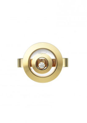 Qualität glücklicher Geist-Ring Gold-18K Chopard, Herz-Form-natürlicher 0,1 Karat-Diamant-Ring Fabrik
