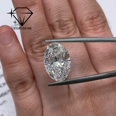 LuxuryShine 0.1-10CT VVS2 Laborgezüchteter Diamant D-F Farbe Weiß Oval Exzellenter Schliff Mit IGI Zertifikat 3EX Schliff Steine von LuxuryShine