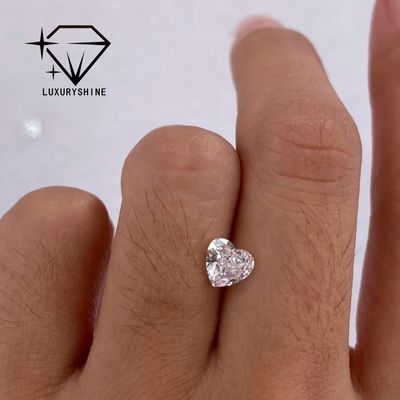 Qualität LuxuryShine VVS2 Weißes Herz Exzellente Laborschnitt Diamant 1CT 2CT 3CT 4CT 5CT Unterstützung Spezielle Anpassung Fabrik