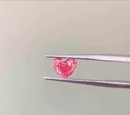 Qualität LuxuryShine Fancy Pink / Fancy Intense Pink / Fancy Vivid Pink Herzschliff Laborgezüchteter Diamant VVS-VS1 Echte Diamanten & Hochzeitsschmuck & Maßgeschneiderter Schmuck Fabrik