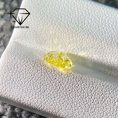 Qualität LuxuryShine VS1 Laborgezüchteter Diamant Fancy Gelb Herzform 1CT 2CT 3CT 4CT 5CT Echte Diamanten mit IGI-Zertifikat Fabrik
